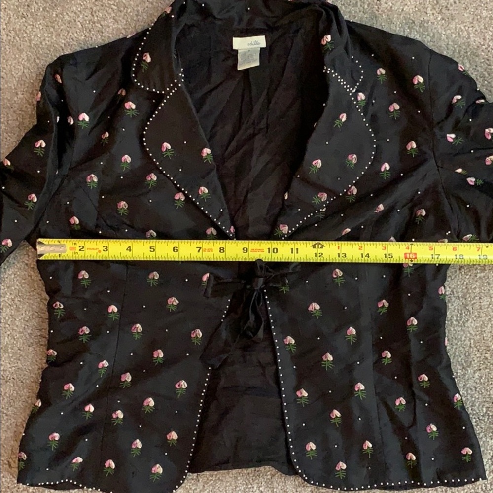UEC Anthropologie Stylish Silk Blazer - Picture 6 of 6